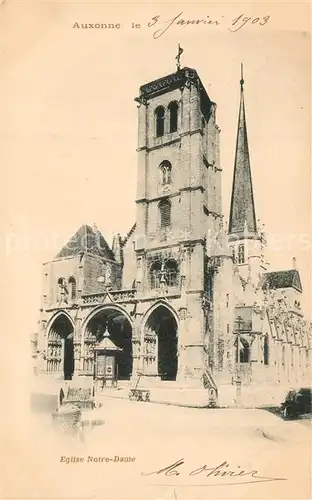 AK / Ansichtskarte Auxonne Eglise Notre Dame Auxonne