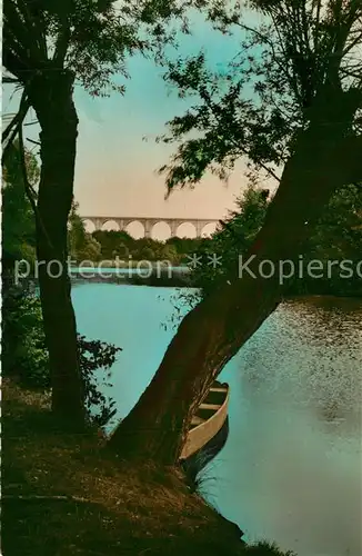 AK / Ansichtskarte Le_Blanc_Indre Creuse et Viaduc Le_Blanc_Indre