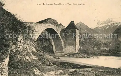 AK / Ansichtskarte Grenoble Pont de Claix Grenoble
