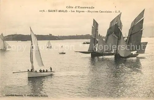 AK / Ansichtskarte Saint Malo_Ille et Vilaine_Bretagne Les Regates  Saint Malo_Ille et Vilaine