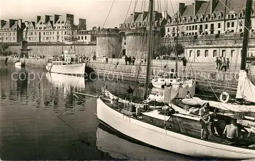 AK / Ansichtskarte Saint Malo_Ille et Vilaine_Bretagne Bassin Vauban et Grande Porte Saint Malo_Ille et Vilaine