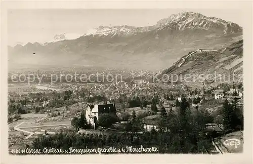 AK / Ansichtskarte Corenc Fliegeraufnahme Chateau Grenoble Moucherotte Corenc