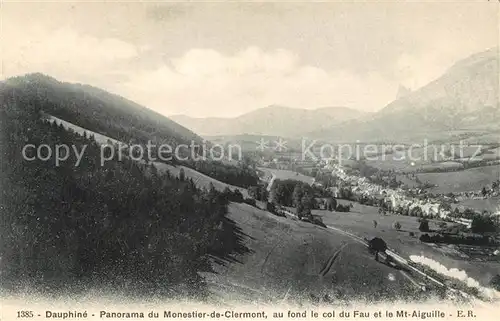 AK / Ansichtskarte Dauphine Panorama du Monestier de Clermont Dauphine