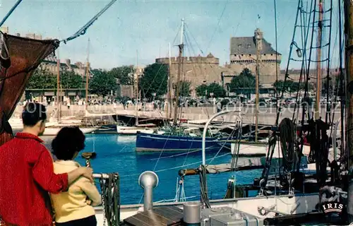 AK / Ansichtskarte Saint Malo_Ille et Vilaine_Bretagne Cit? Corsaire Chateau Bassin des Yachts Saint Malo_Ille et Vilaine