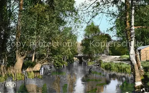 AK / Ansichtskarte Villedieu sur Indre Les Bords et l`Indre a Mehun Villedieu sur Indre