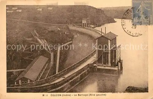 AK / Ansichtskarte Eguzon Chantome Le Barrage Eguzon Chantome