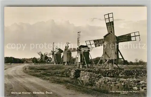 AK / Ansichtskarte Stoerlinge_Kvarnar Gaerdsloesa Molen Windmuehlen 