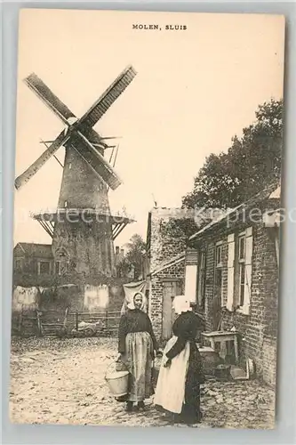 AK / Ansichtskarte Sluis Molen Windmuehle Sluis