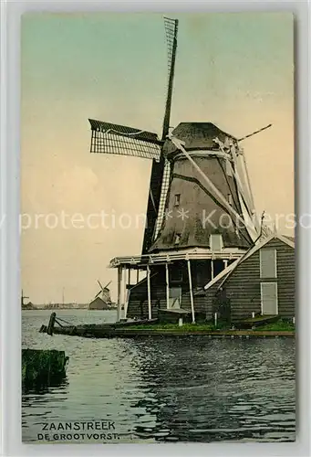 AK / Ansichtskarte Zaanstreek de Grootvorst Molen Windmuehle Zaanstreek