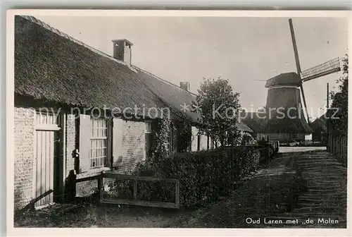 AK / Ansichtskarte Oud_Laren met de Molen Windmuehle 