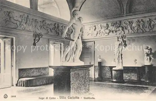 AK / Ansichtskarte Lago_di_Como Villa Carlotta Vestibola Lago_di_Como