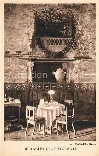 AK / Ansichtskarte Roma_Lido Dettaglio del Ristorante  Roma_Lido