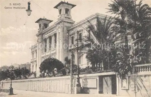 AK / Ansichtskarte San_Remo Casino Municipale San_Remo
