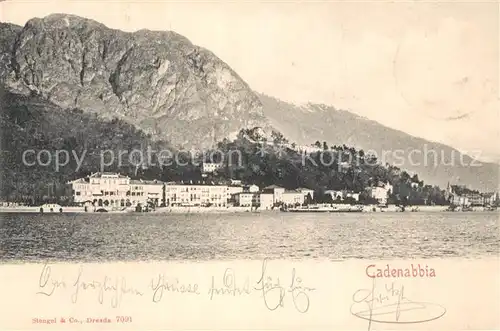 AK / Ansichtskarte Cadenabbia_Lago_di_Como Panorama Cadenabbia_Lago_di_Como