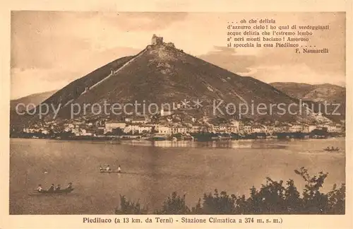 AK / Ansichtskarte Terni Piediluco Stazione Climatica Terni