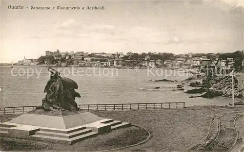 AK / Ansichtskarte Quarto Panorama Monumento a Garibaldi Quarto