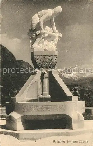 AK / Ansichtskarte Bolzano Fontana Laurin Bolzano