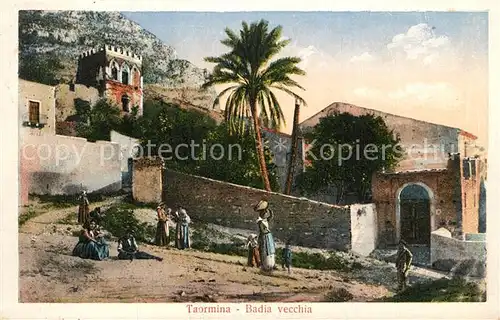 AK / Ansichtskarte Taormina_Sizilien Badia vecchia Taormina Sizilien