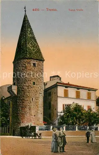 AK / Ansichtskarte Trento Torre Verde Trento