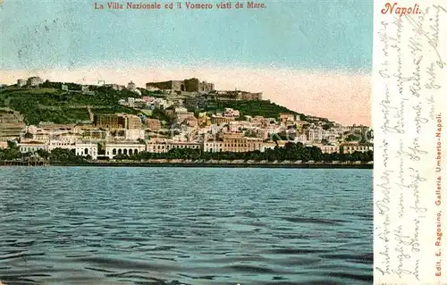 AK / Ansichtskarte Napoli_Neapel Villa Nazionale Vomero visti da Mare Napoli Neapel