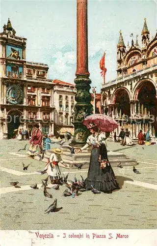 AK / Ansichtskarte Venezia_Venedig Colombi in Piazza San Marco Venezia Venedig