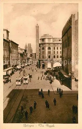 AK / Ansichtskarte Bologna Via Rizzoli Bologna