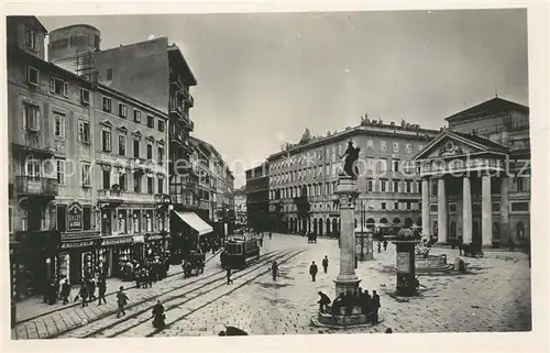 AK / Ansichtskarte Trieste Piazza della Borsa Trieste