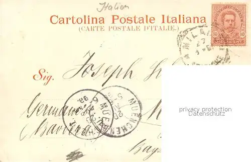 AK / Ansichtskarte Milano Arco della Pace Milano