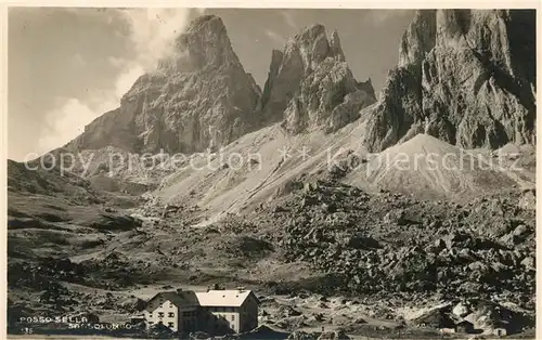 AK / Ansichtskarte Passo_Sella Panorama Passo_Sella