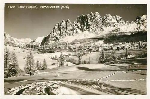 AK / Ansichtskarte Cortina_d_Ampezzo Pomagagnon Cortina_d_Ampezzo