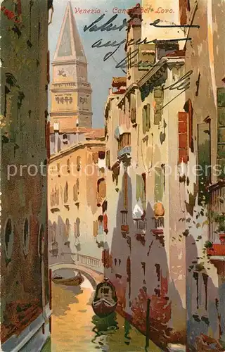 AK / Ansichtskarte Venezia_Venedig Canale del Lovo Venezia Venedig
