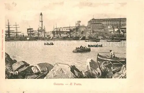 AK / Ansichtskarte Genova_Genua_Liguria Porto Genova_Genua_Liguria