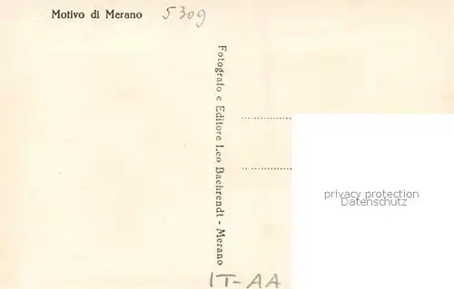 AK / Ansichtskarte Meran_Merano Turm Meran Merano