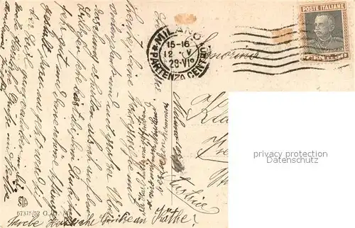 AK / Ansichtskarte Milano Giardini Pubblici Milano