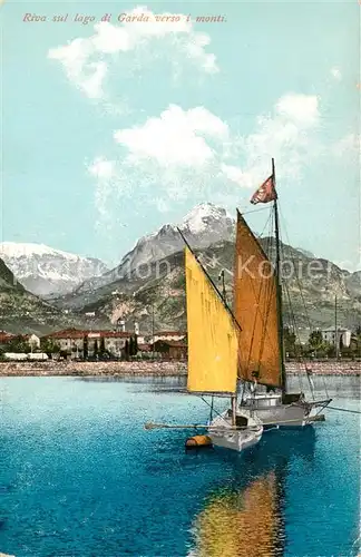 AK / Ansichtskarte Riva_del_Garda Garda verso i monti Riva_del_Garda