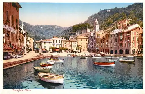 AK / Ansichtskarte Portofino_Liguria Stadtpanorama Portofino Liguria