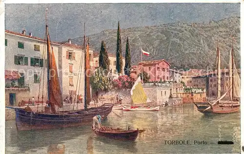AK / Ansichtskarte Torbole_Lago_di_Garda Porto Torbole_Lago_di_Garda