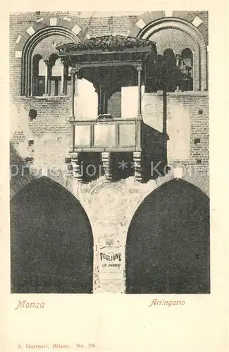 AK / Ansichtskarte Monza Arringario Monza