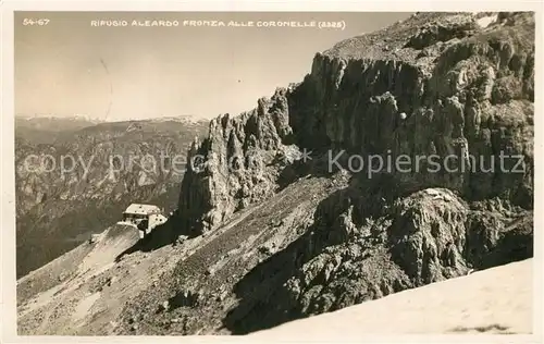 AK / Ansichtskarte Welschnofen_Suedtirol Rifugio Aleardo Fronza alle Coronelle Welschnofen Suedtirol