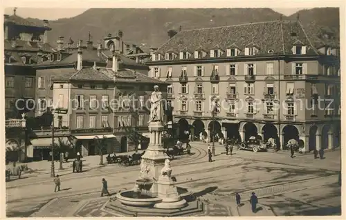 AK / Ansichtskarte Bolzano Piazza Vittorio Emanuele Hotel Citta  Bolzano