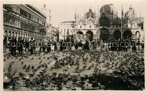 AK / Ansichtskarte Venezia_Venedig Piccioni Piazza San Marco Venezia Venedig