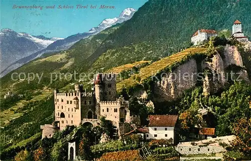 AK / Ansichtskarte Meran_Merano Brunnenburg Schloss Tirol Meran Merano