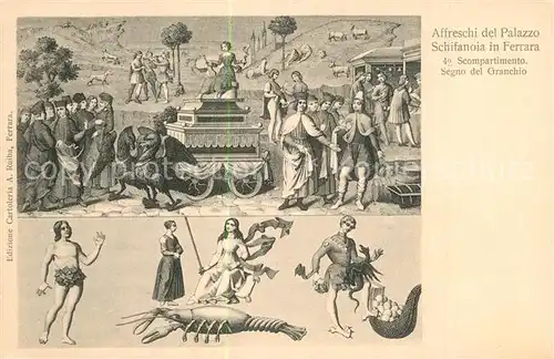 AK / Ansichtskarte Ferrara Affreschi del Palazzo Schifanoia Scompartimento  Ferrara