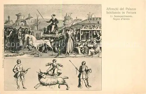 AK / Ansichtskarte Ferrara Affreschi del Palazzo Schifanoia Ferrara