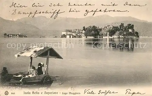 AK / Ansichtskarte Isola_Bella Lago Maggiore Superiore Isola_Bella