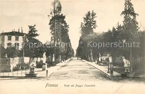AK / Ansichtskarte Firenze_Toscana Viale del Poggio Firenze Toscana