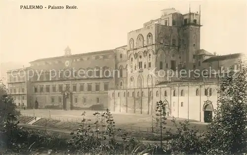 AK / Ansichtskarte Palermo_Sicilia Palazzo Reale Palermo_Sicilia