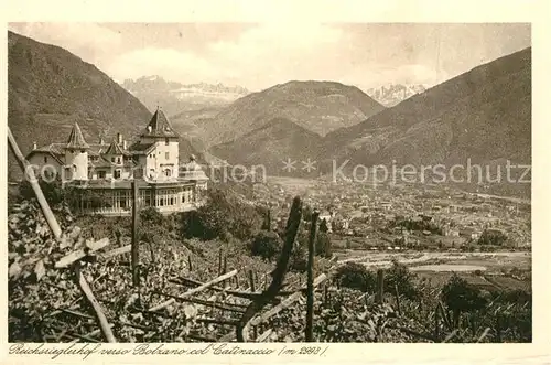 AK / Ansichtskarte Bolzano Reichsrieglerhof Catinaccio Bolzano