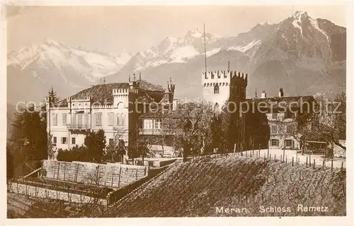 AK / Ansichtskarte Meran_Merano Schloss Rametz Meran Merano