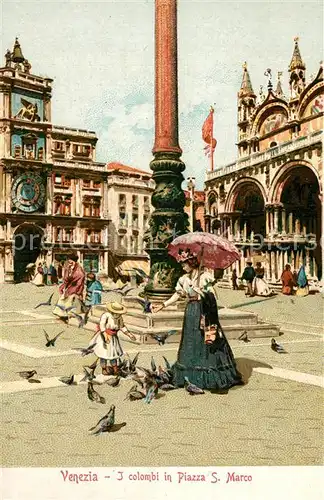 AK / Ansichtskarte Venezia_Venedig Colombi Piazza San Marco Venezia Venedig